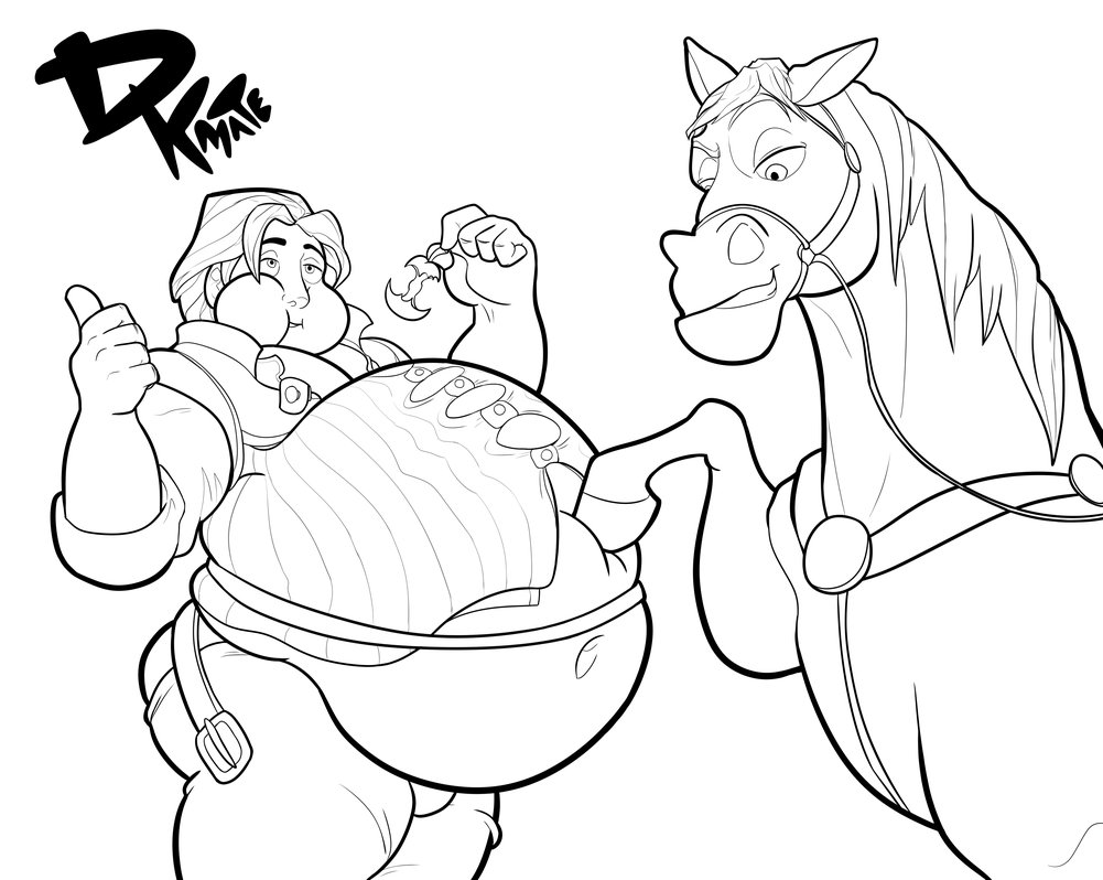 1001x798 T H I C C Flynn Rider By Dkmate