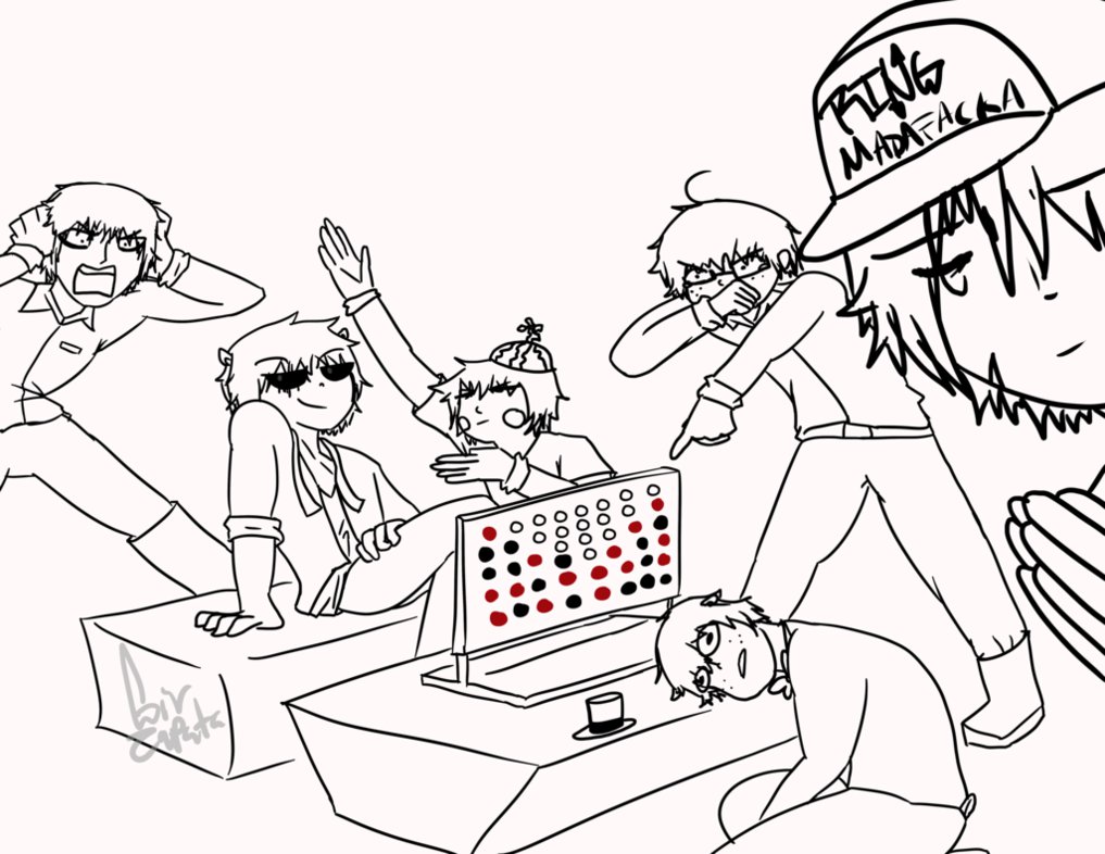 1017x786 Fnaf Draw The Squad Like By Redaz1234