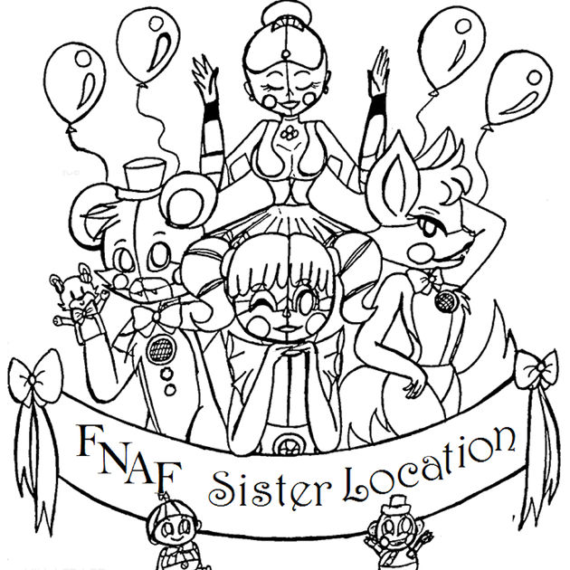630x630 Coloring Pages For Fnaf Sister Location On The App Store