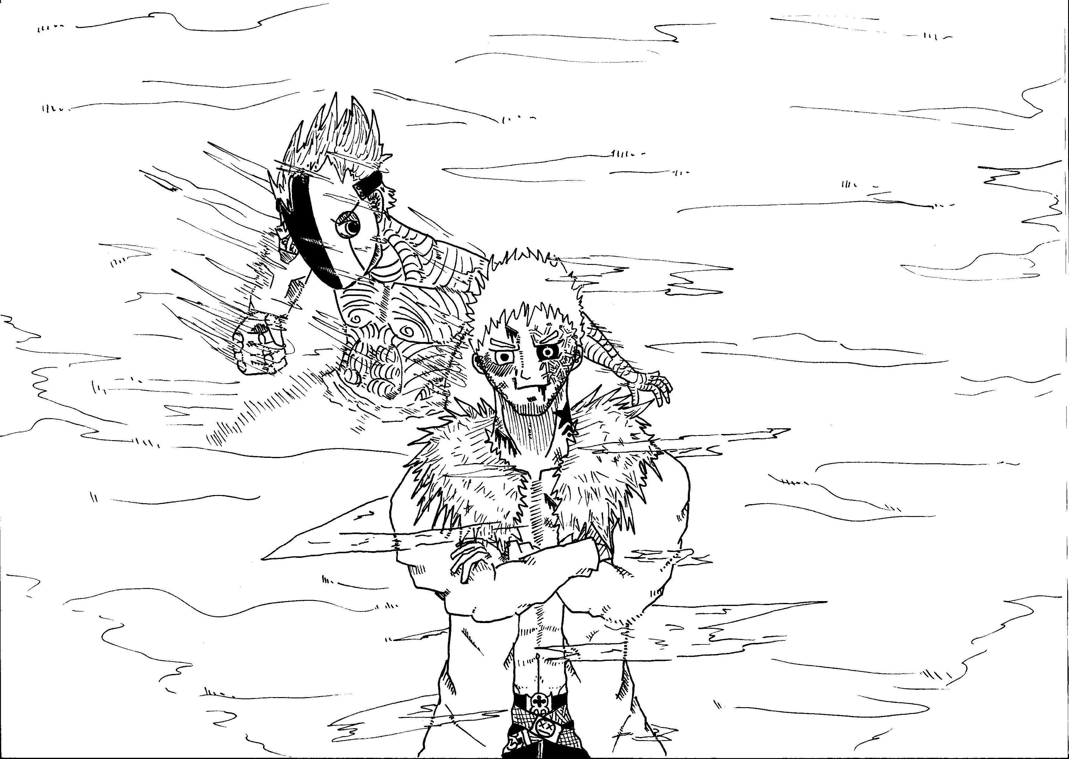 3508x2490 Chinese Ink Drawing Battle In Fog By Chap0ng