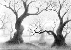 236x168 Sketch Of Twisted Tree Ink Amp Metal