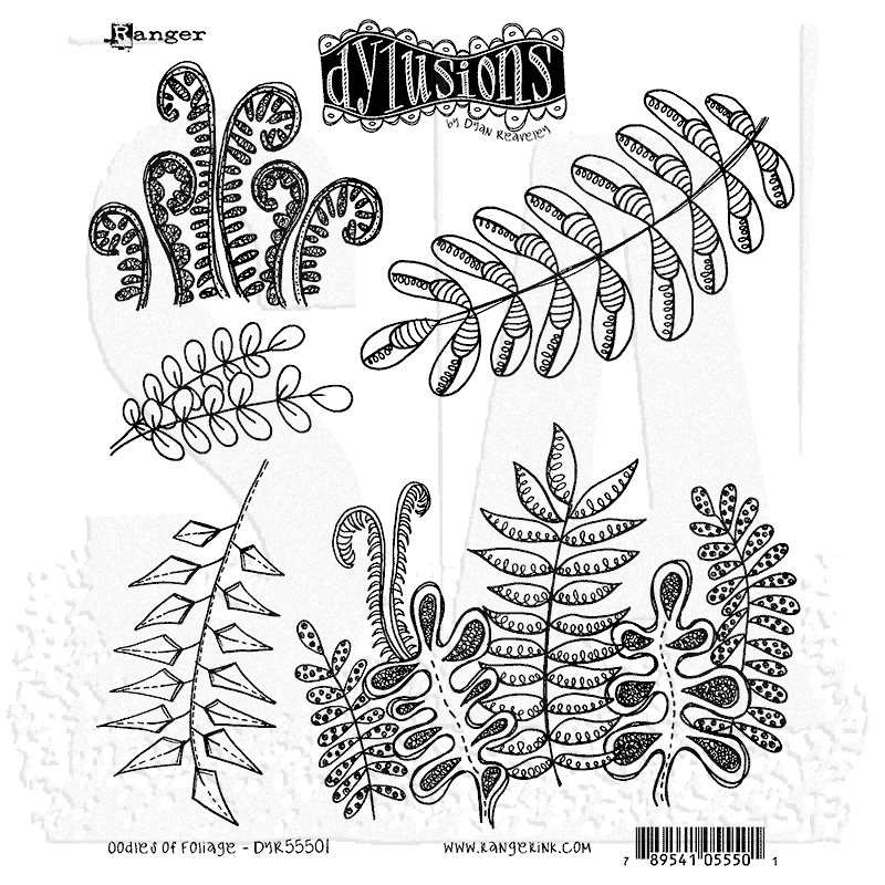 800x800 Dylusions Cling Mount Stamps