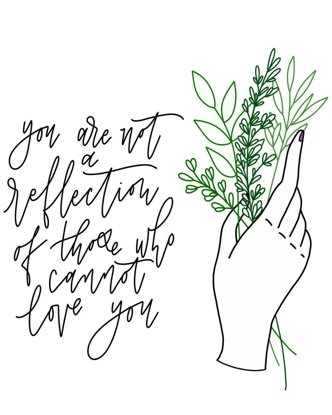 1080x1350 Traditional Hand Tattoo Botanical Line Drawing Floral Foliage