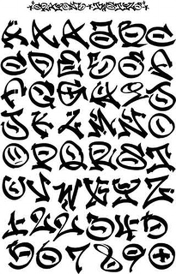 600x936 Graffiti Fonts Tydehner
