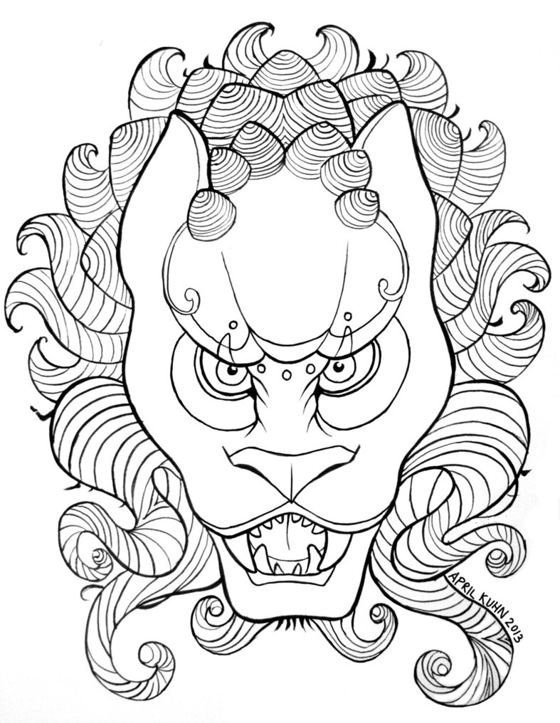 787x1016 Foo Dog By Kuhna