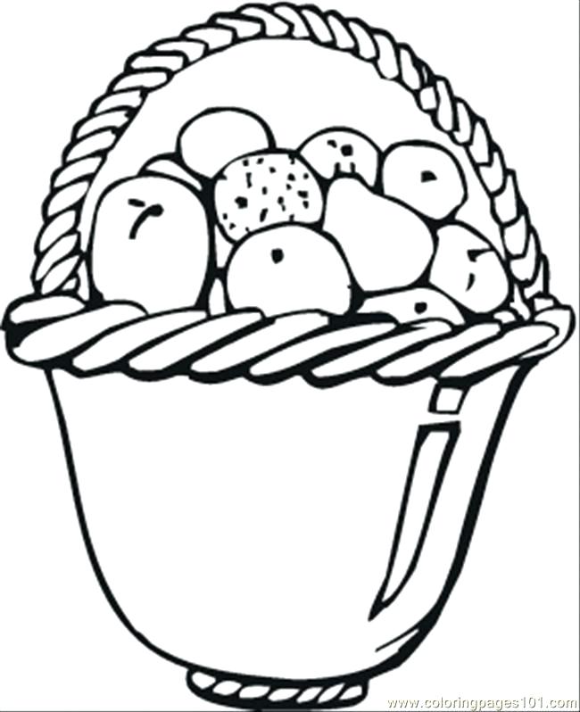 650x798 Fruit Basket Coloring Pages Coloring Pages Apples In Basket Food