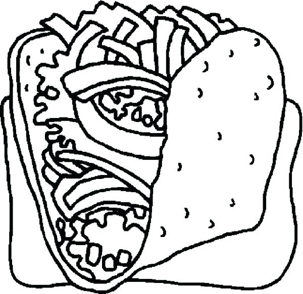 600x583 Coloring Pages Food Food Coloring Pages Coloring Pages Food Plate