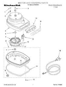 218x285 Parts For Kitchenaid Kfp450wh Food Processor