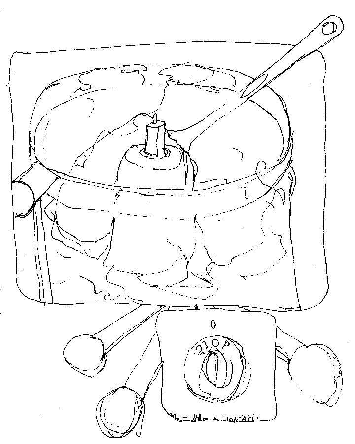 720x900 Food Processor Controls Measuring Spoons Quick Line Sketches Chris