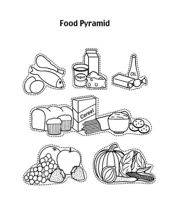 Food Pyramid Drawing at GetDrawings | Free download