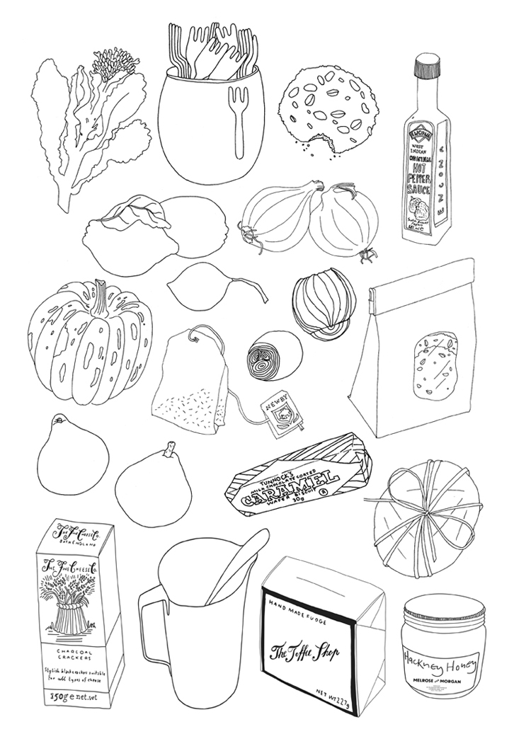 750x1061 Food Drawings Design Amp Illustration Food Drawing