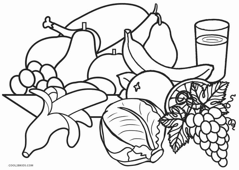 810x579 Free Printable Food Coloring Pages For Kids Cool2bkids