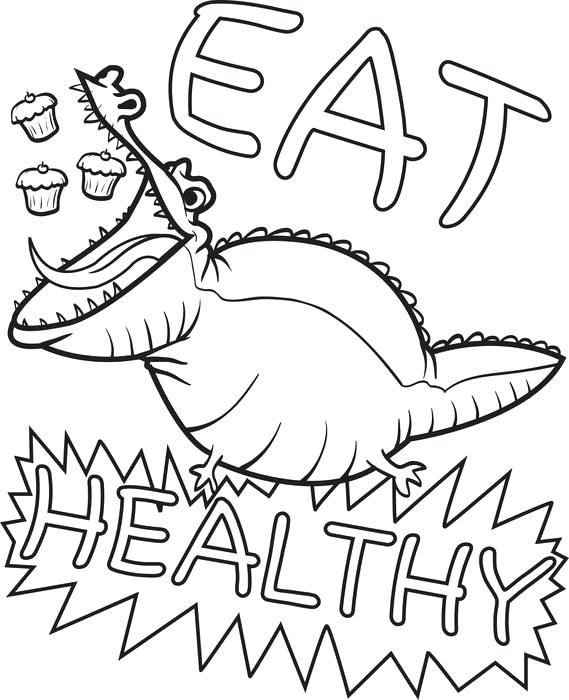 569x700 Healthy Coloring Pages Food Coloring Page Epic Healthy Food