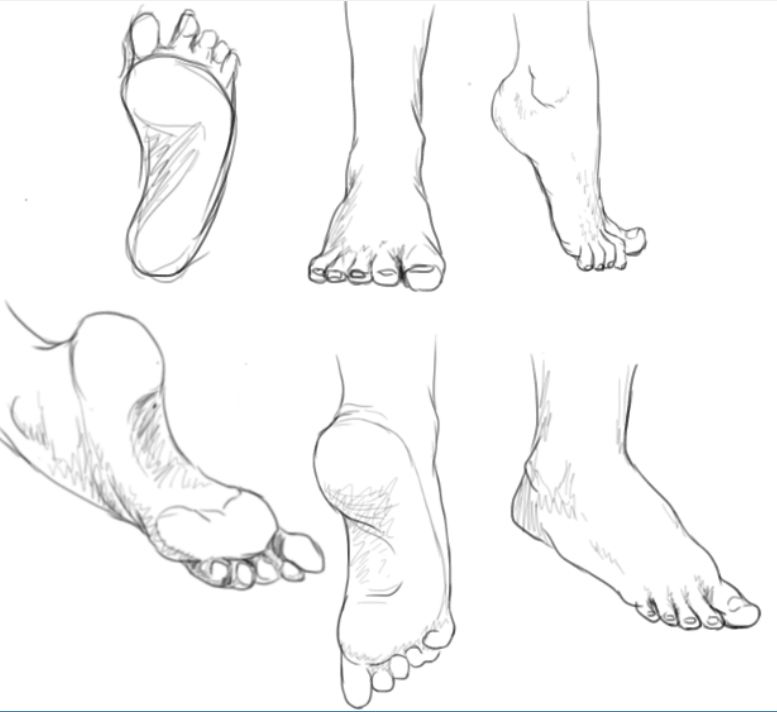Foot Drawing at GetDrawings | Free download
