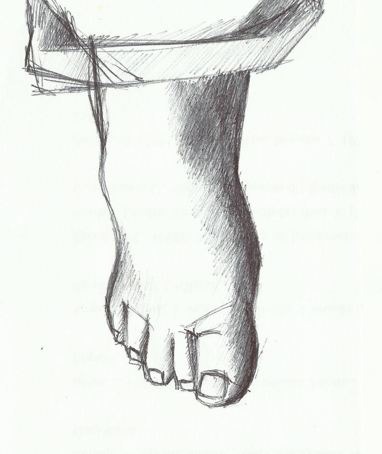 770x914 Saatchi Art The Foot Of Picasso Drawing By Terry May