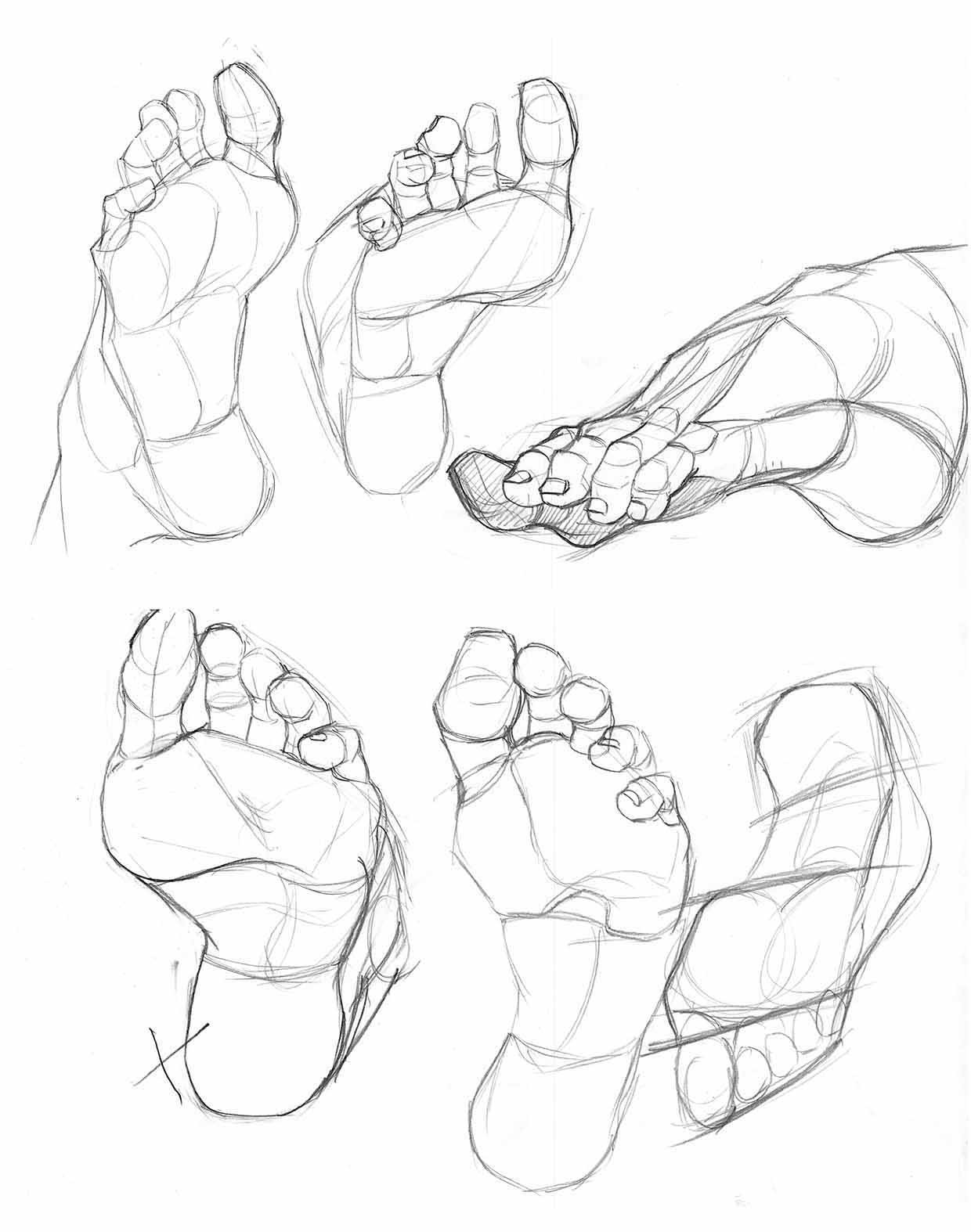 Foot Drawing at GetDrawings | Free download