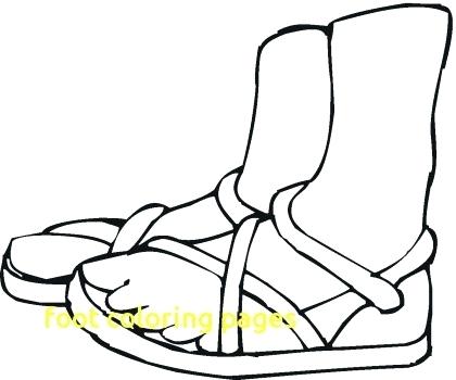 Foot Outline Drawing at GetDrawings | Free download