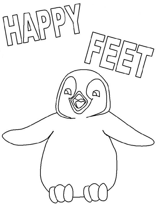600x800 Happy Feet Coloring Page Coloring Page For Kids