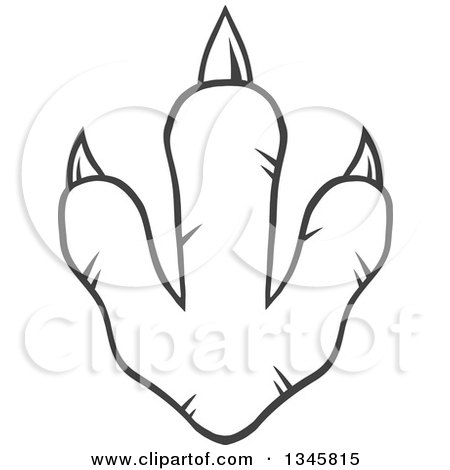 450x470 Cartoon Of A Black And White Heart Shaped Paw Print