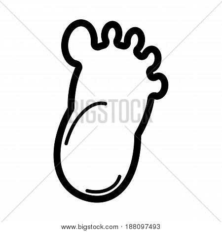 450x470 Baby Simple Foot Print Vector Icon Vector Amp Photo Bigstock