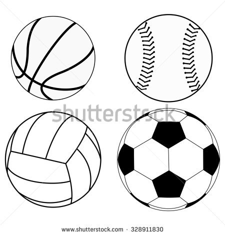 450x470 Drawn Ball Baseball