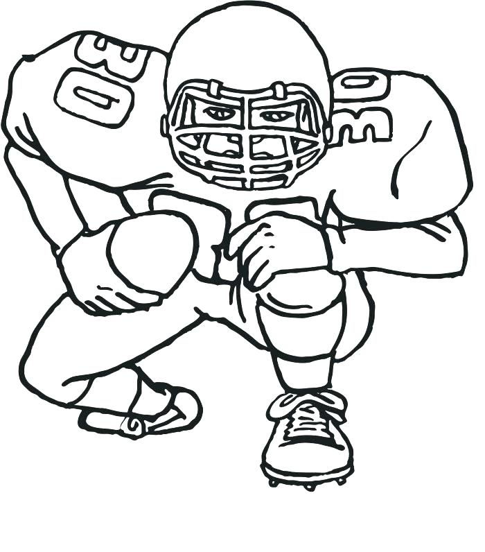 700x796 Football Players Coloring Pages Genesisar.co