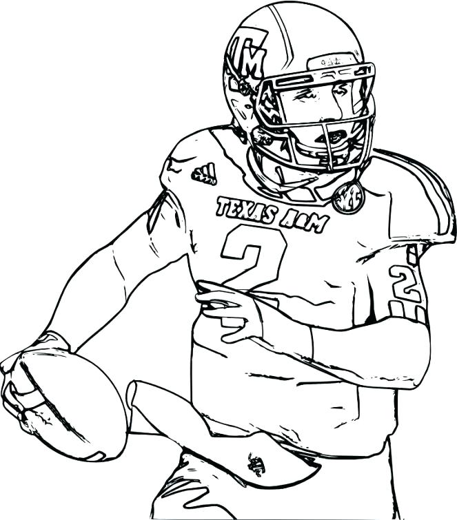 663x755 Free Football Coloring Pages Football Helmet Coloring Pages