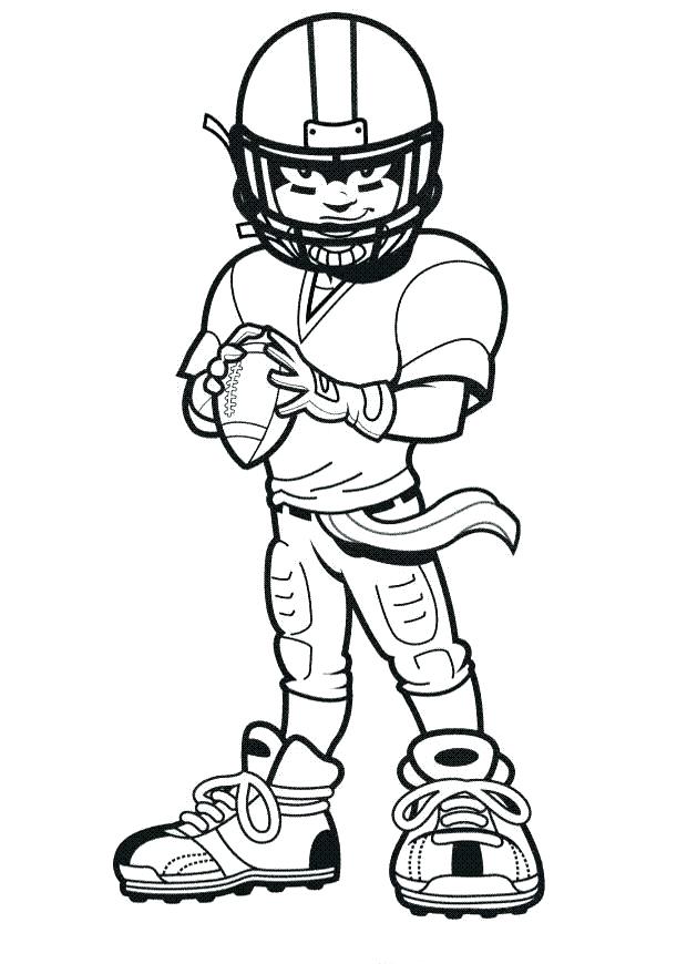 620x870 Nfl Football Pictures To Color Football Player Coloring Pages