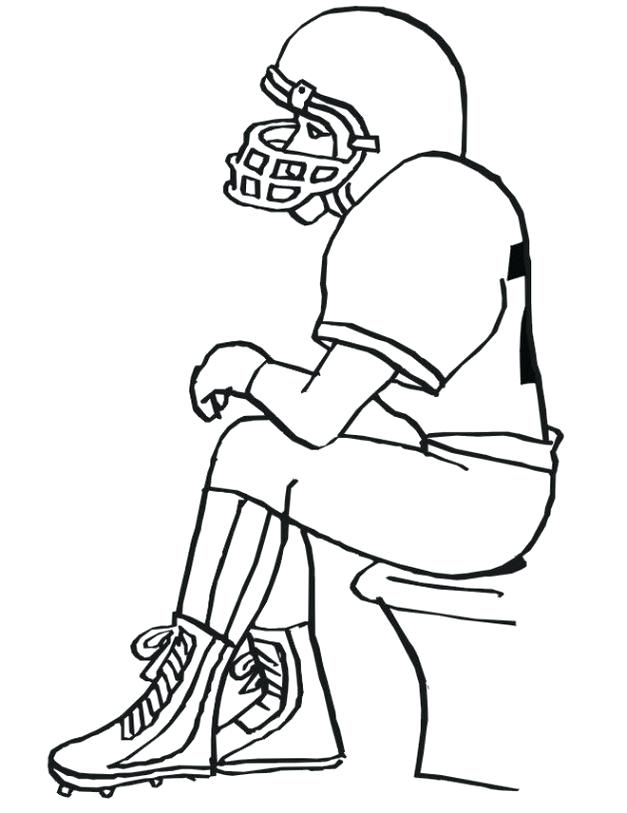 627x813 College Football Coloring Pages Football Coloring Pages Free
