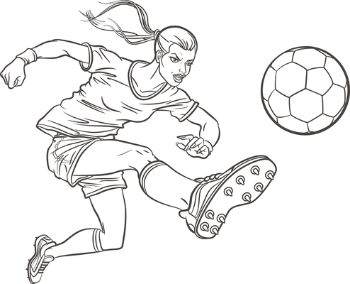 Football Drawing Image at GetDrawings | Free download