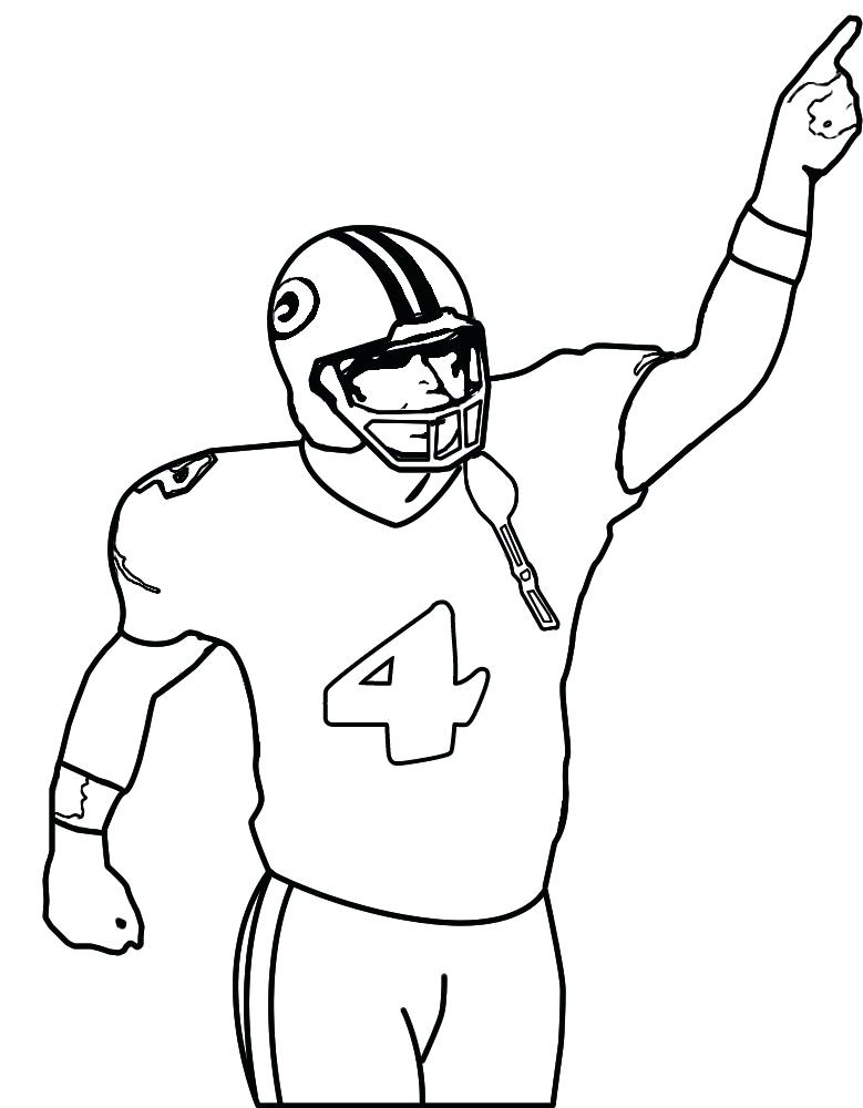 779x1000 Coloring Pictures Of Football Players Football Player Coloring