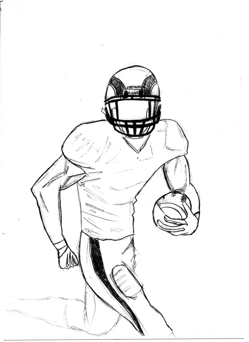 800x1101 Drawing Of Football Players Drawing Of Football Players Best