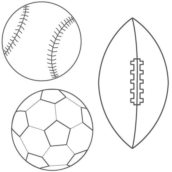 564x564 Free Sports Templates Coloring Pages Amp Basic Patternstemplates
