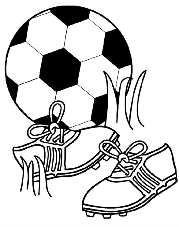 585x742 Football Coloring Pages Free Word, Pdf, Jpeg, Png Format