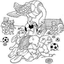 220x220 Football Game Coloring Pages