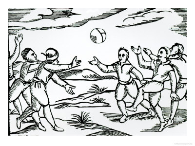 400x300 Tennis And Football Ball Games In Shakespeare's England