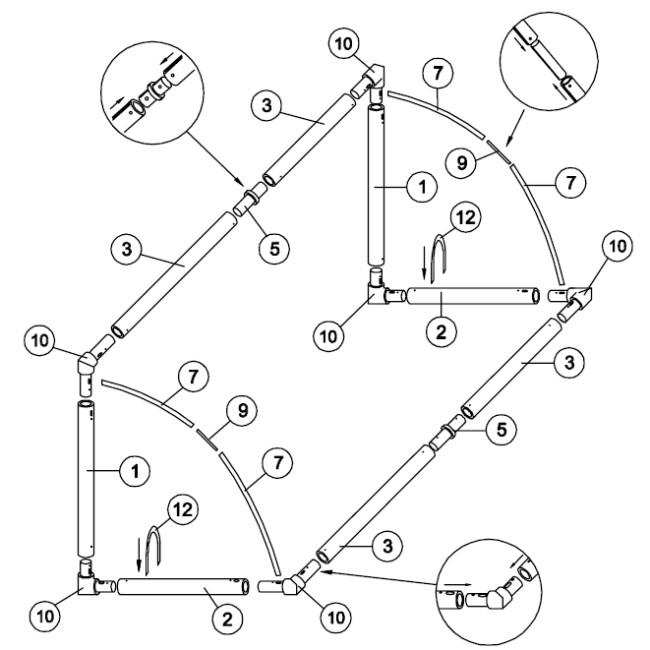 650x650 Buy The Samba 6ft X 4ft Fun Football Goal Online