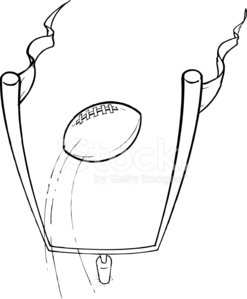 247x299 Football Goal Post Premium Clipart