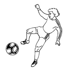230x230 Soccer Ball Coloring Pages
