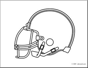 304x236 Line Art Football Helmets Clipart Collection
