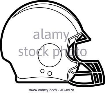 362x320 American Football Helmet Vector Illustration Stock Vector Art