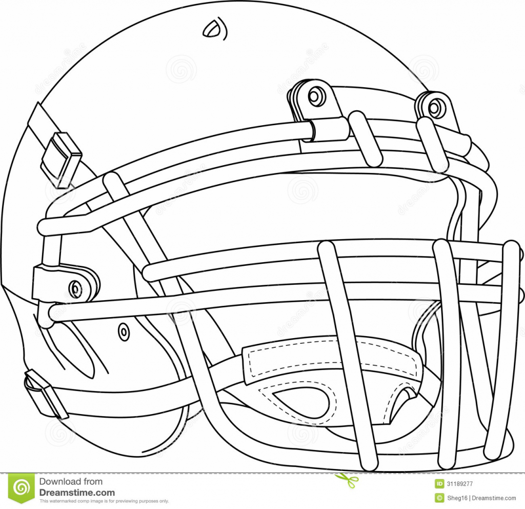 Football Helmets Drawing at GetDrawings | Free download