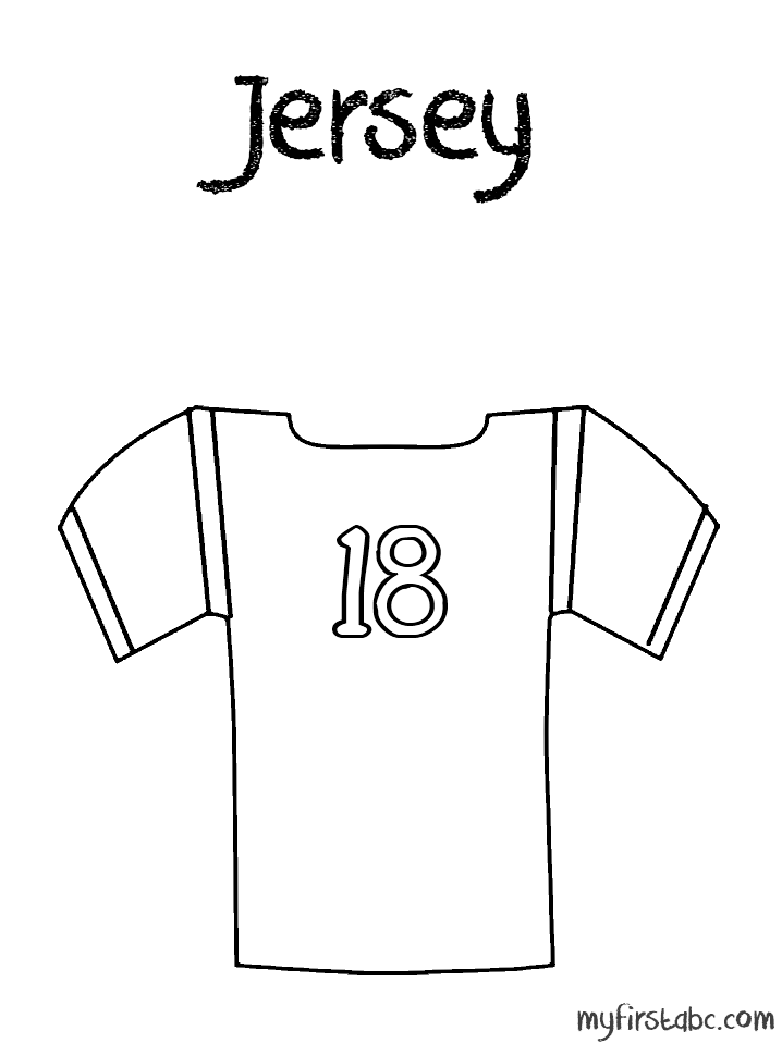 718x958 Football Coloring Pages Nfl Wwwazembrace Sports Jersey Coloring
