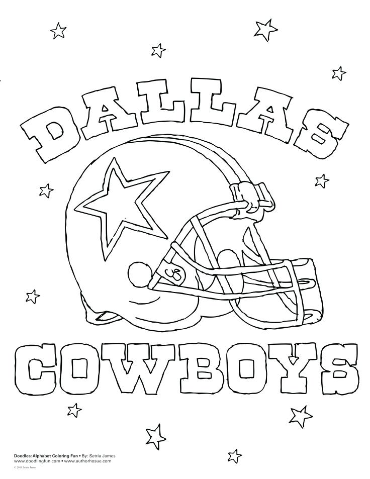 736x953 Football Coloring Pages For Kids Printable Fascinating Cowboys