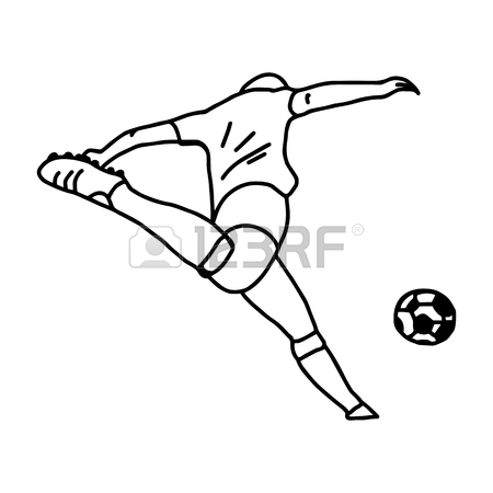 450x450 Football Soccer Player In Action