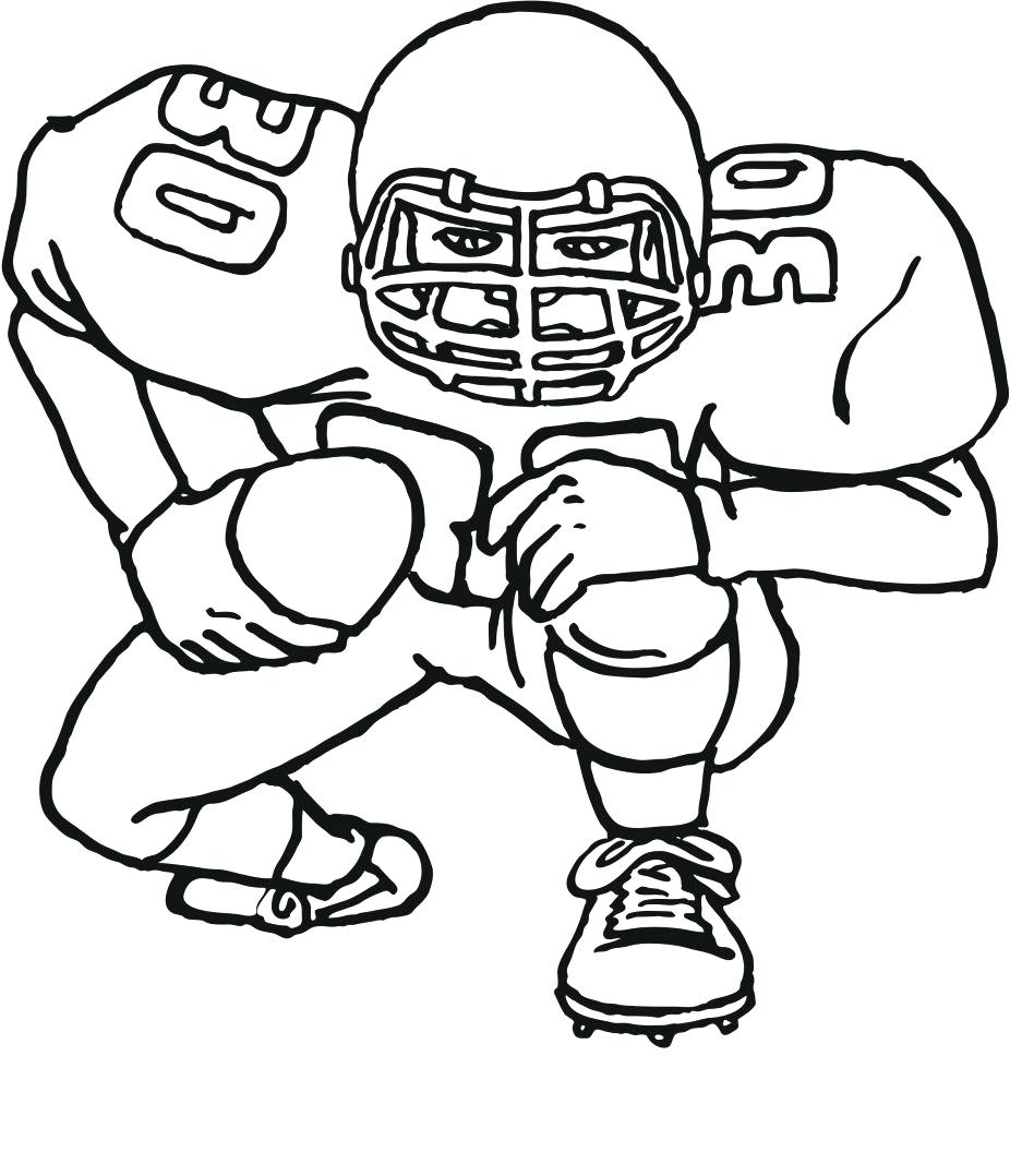 948x1078 Unique Football Printable Coloring Pages In Line Drawings 12