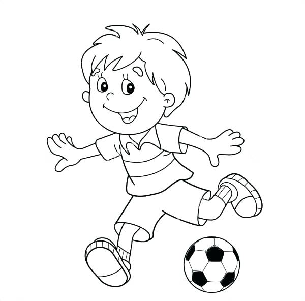 600x592 Football Printable Coloring Pages Coloring Page Football Kids