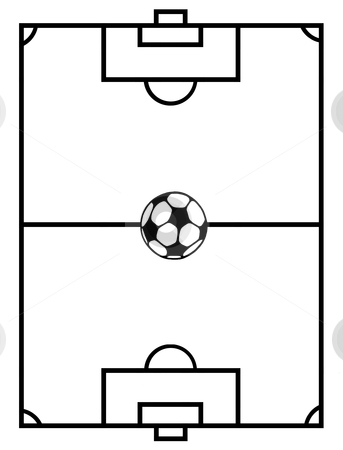 343x450 Football Field Diagram Black And White Clipart Panda
