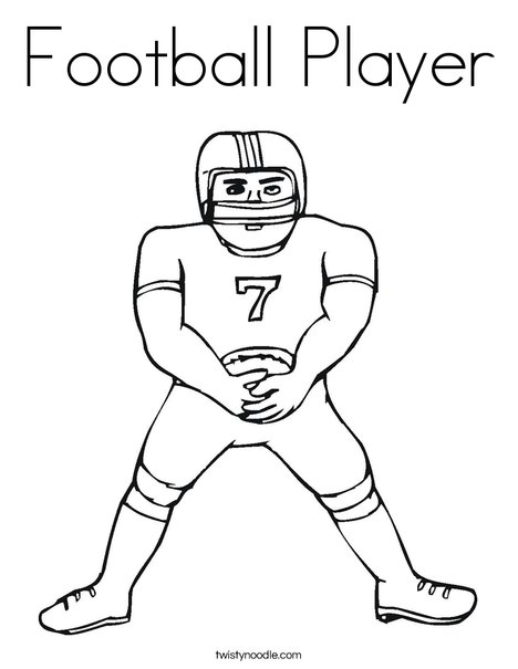 468x605 Football Player Template