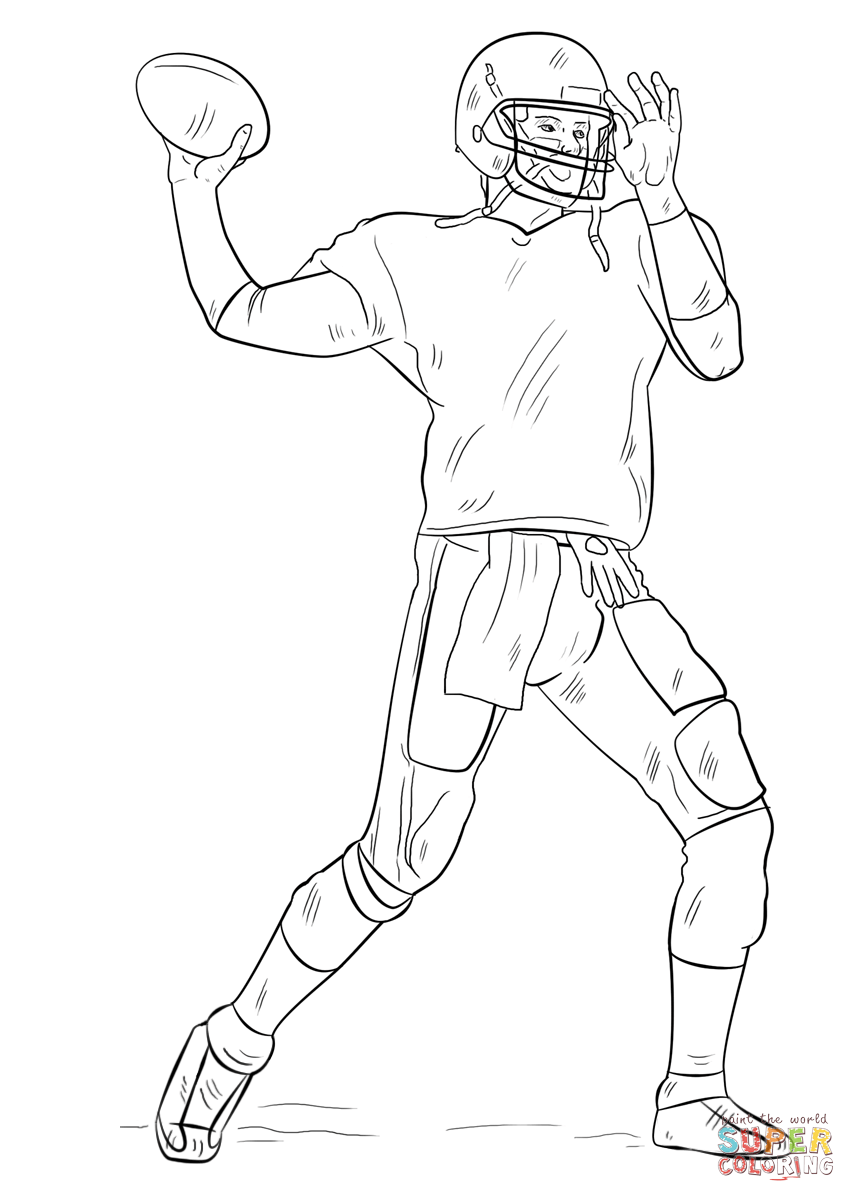 856x1202 Free Football Players Coloring Pages